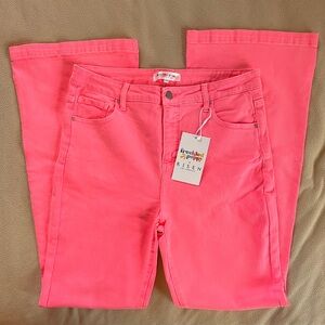 NWT Women’s Risen Jeans Hot Pink size 15